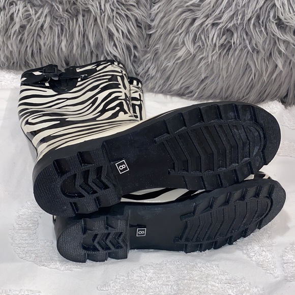 FY fashionable stylish zebra print rain boots - Picture 9 of 11